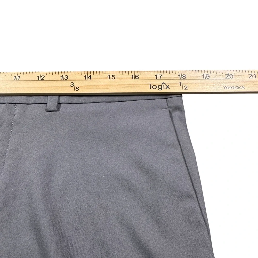 Perry Ellis Portfolio Mens Gray Performance Golf Shorts Flat‎ Front Size 34